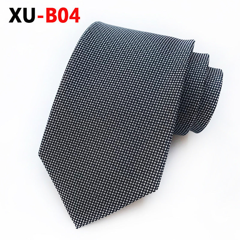 Men Ties Stripes Woven Silk Necktie For Formal Business Party | XU-B