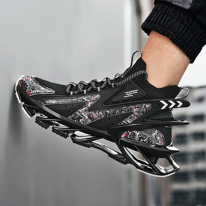 Men's Lightweight Running Sneakers Fashion Casual Flying Woven Trainers Blade Sports Shoes | 1236