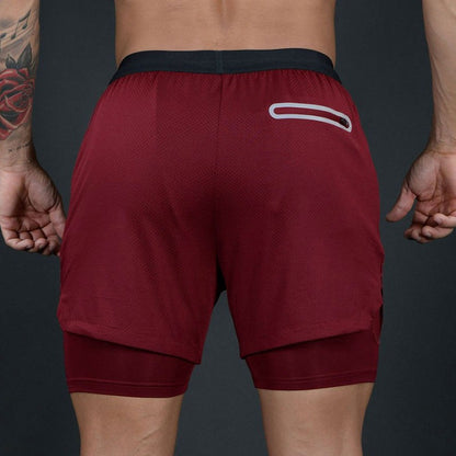 Short de basket-ball respirant à séchage rapide pour homme, short d'entraînement très élastique avec poches intérieures, short de sport | DK45 