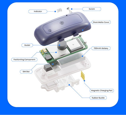 Localizzatore per animali domestici wireless di alta qualità, collare per animali domestici, localizzatore GPS Mini per animali domestici | S26L 