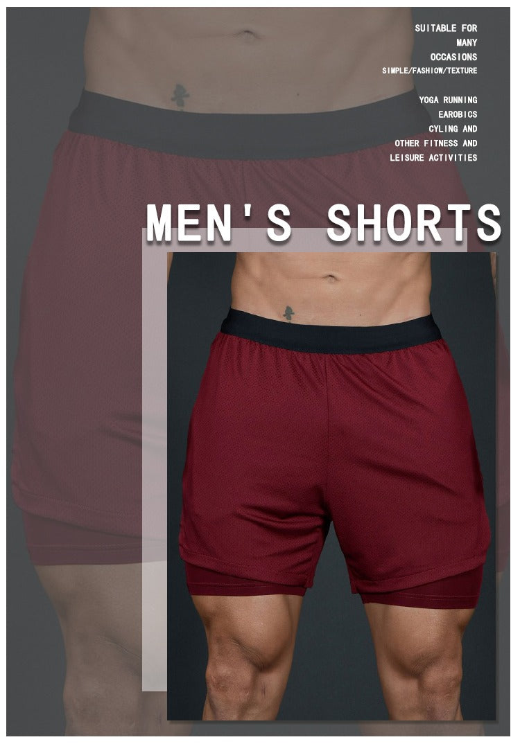 Short de basket-ball respirant à séchage rapide pour homme, short d'entraînement très élastique avec poches intérieures, short de sport | DK45 