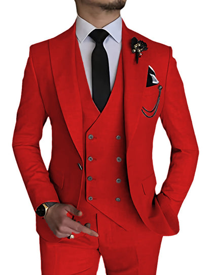 Uomo 3 pezzi vestito su misura matrimonio slim fit business blazer giacca gilet pantaloni smoking | 101