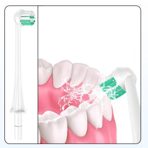Irrigatore Orale Dentale Portatile, Impermeabile, Ricaricabile, Senza Fili, Elettrico, con Getto d'Acqua per la Pulizia dei Denti | 