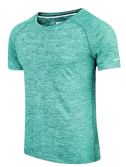 T-shirt de sport à manches courtes pour hommes, séchage rapide, évacuant l'humidité | 6098 