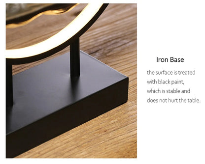 Mountain Stream Backflow Incense Burner Lamp Sandalwood Aromatherapy Ornament With Table Lamp | TM633