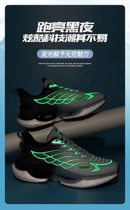 Men's Breathable Lightweight Running Trainers Soft Sole Anti Slip Shock Outdoor Shoes | A55