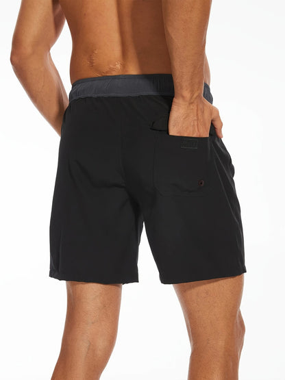 Men’s Quick-Dry Summer Beach Shorts Milk Silk Lined Swim Trunks for Men | 265SCTK