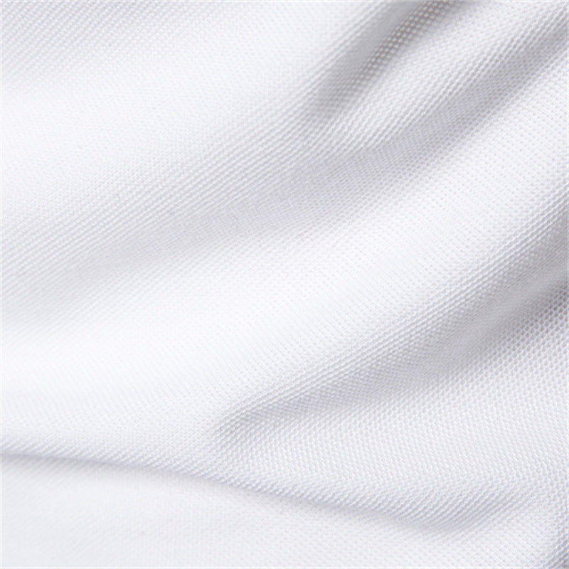 Polo T-shirt slim fit di alta qualità a maniche corte, tinta unita, casual da uomo | PL05 