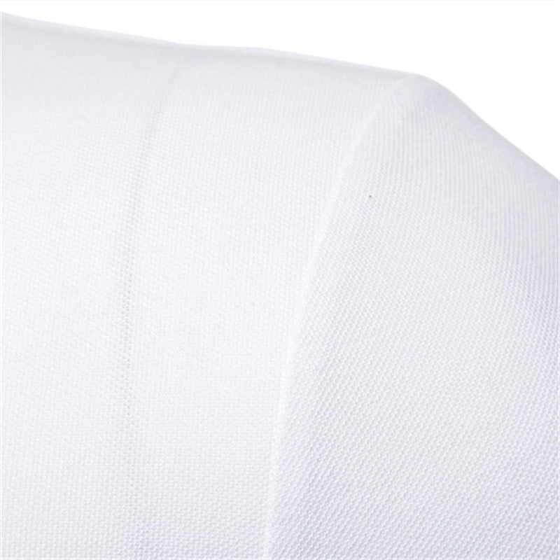 Polo T-shirt slim fit di alta qualità a maniche corte, tinta unita, casual da uomo | PL05 