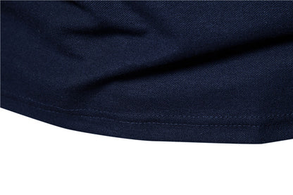 Polo T-shirt slim fit di alta qualità a maniche corte, tinta unita, casual da uomo | PL05 