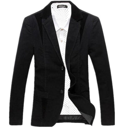 Blazer décontracté pour homme, manteau surdimensionné, mode, manches longues, coupe slim, veste de costume | 8012 