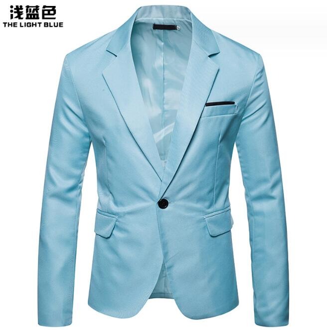 Blazer Slim Fit de haute qualité pour homme, couleur unie, style décontracté, pour soirée, mariage | X09 
