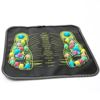 Comodo cuscino massaggiante per riflessologia plantare Walk Stone Square Foot Massager Cushion per rilassare il corpo e il dolore | 3535 