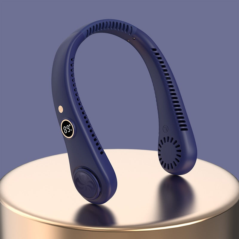 Ventilatore di raffreddamento USB ricaricabile portatile per esterni con display digitale | R8 