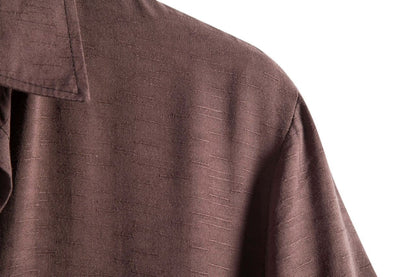 Men’s Solid Color Lapel Short Sleeve Shirt Business Casual Summer Style Shirt | CCS05