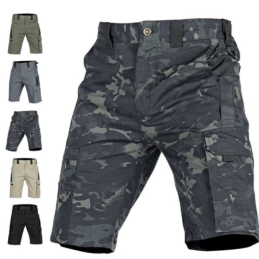Pantaloncini cargo da lavoro da uomo con multitasche per allenamento da corsa all'aperto, pantaloncini da trekking, pantaloni tattici impermeabili | RSP01 