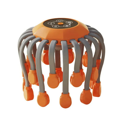 Appareil de massage intelligent pour le cuir chevelu et la tête, appareil de relaxation pour tout le corps, soulage la fatigue, appareil de massage électrique pour le cuir chevelu Octopus | MZ-HM156 