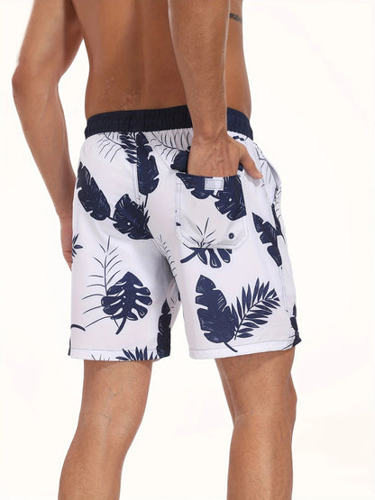 Men’s Quick-Dry Summer Beach Shorts Milk Silk Lined Swim Trunks for Men | 265SCTK