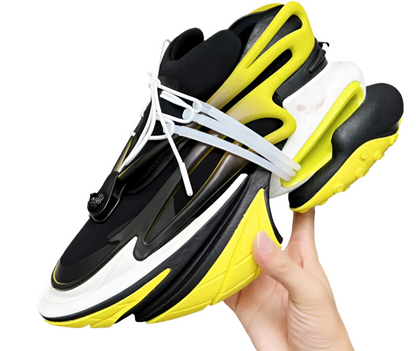 Chaussures de course unisexes en forme de vaisseau spatial, baskets de sport décontractées de luxe, de gym, respirantes, de créateur 