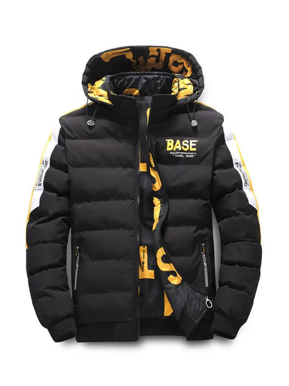 Men's Hooded Puffer Jacket Casual Regular Fit Winter Coat Down Jacket | 2021/TL