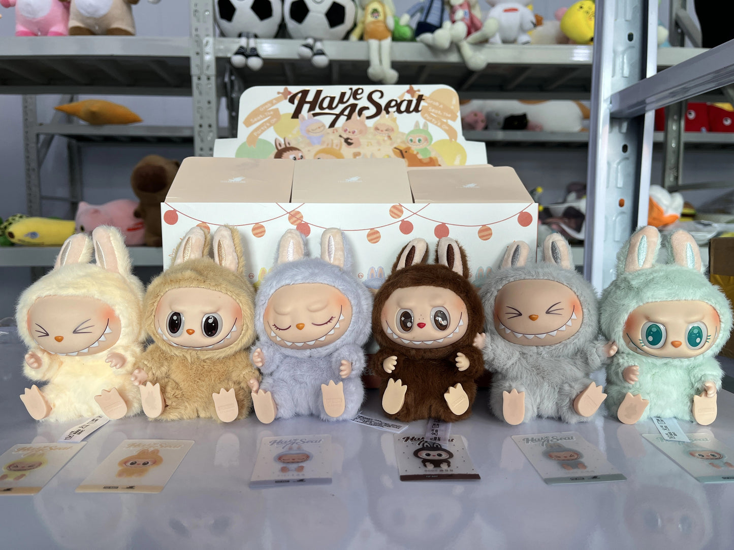 Labubu Style Blind Box Series 2 Sitting Edition | Set of 6 Labubu-Sitting Style