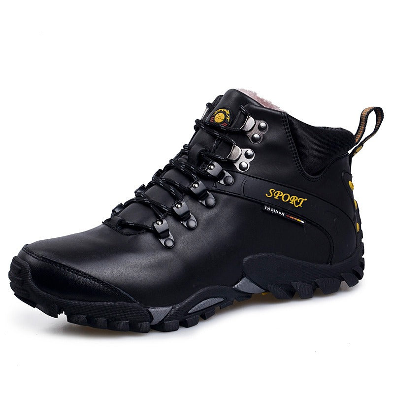 Men's Desert Leather Hiking Boots Waterproof Suitable Safety Strong Desert Boots | 999