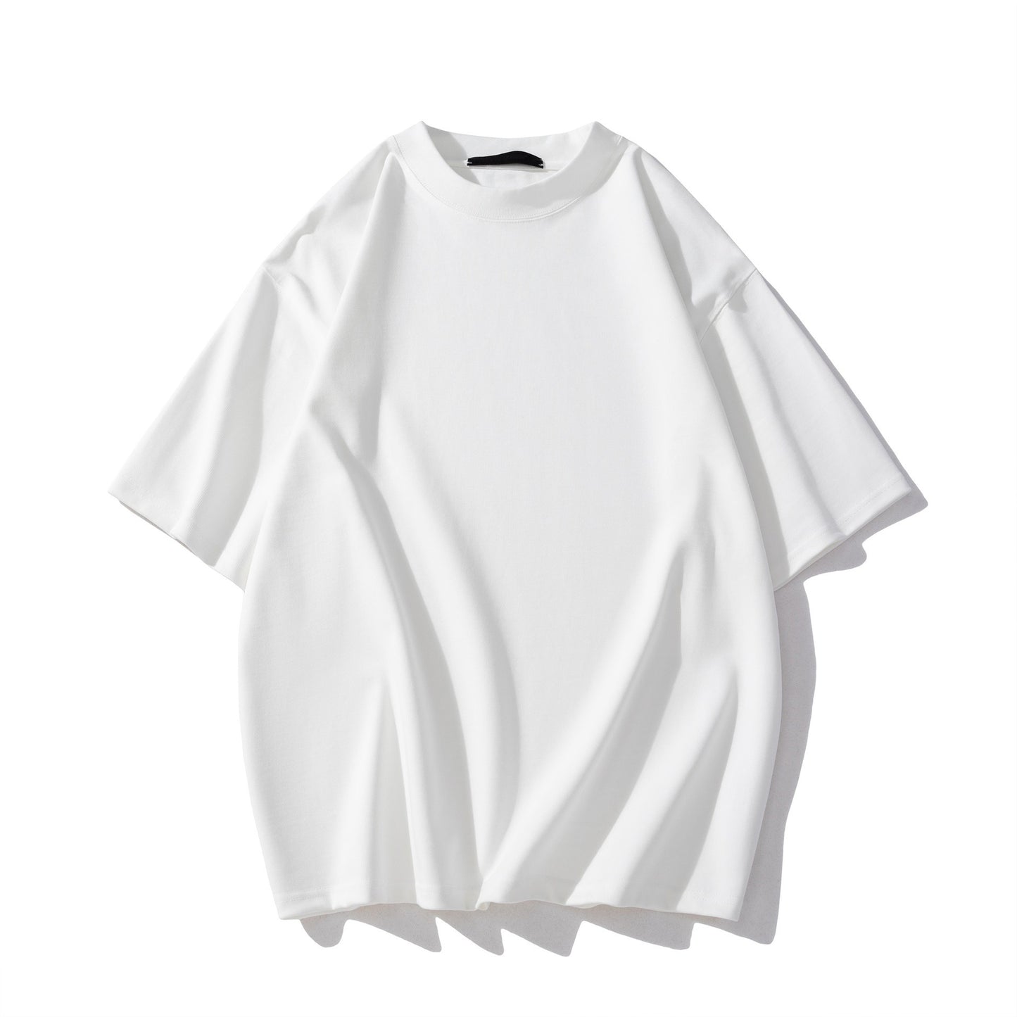 Men’s Heavyweight Cotton T-Shirt – Summer Casual Loose Fit, Solid Color Short Sleeve | BT1014