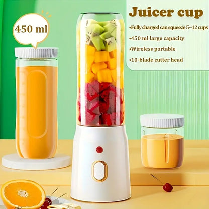 Portable Electric Juicer USB Rechargeable Multifunctional Blender Extracteur for Home | 280187