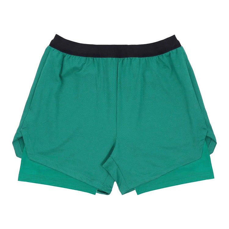 Short de basket-ball respirant à séchage rapide pour homme, short d'entraînement très élastique avec poches intérieures, short de sport | DK45 
