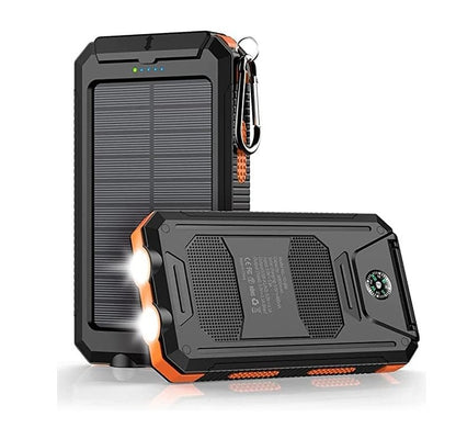 Power Bank solare 20000mAh Caricabatterie portatile Power Bank Caricabatterie esterno | 00010 