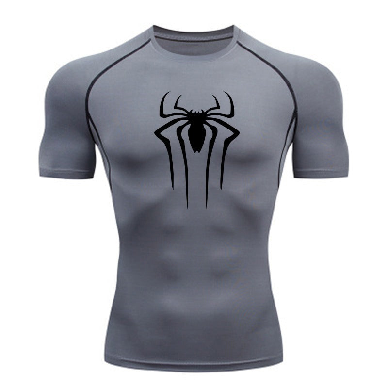 Maglietta sportiva fitness palestra traspirante elastica a maniche corte ad asciugatura rapida | 6013 