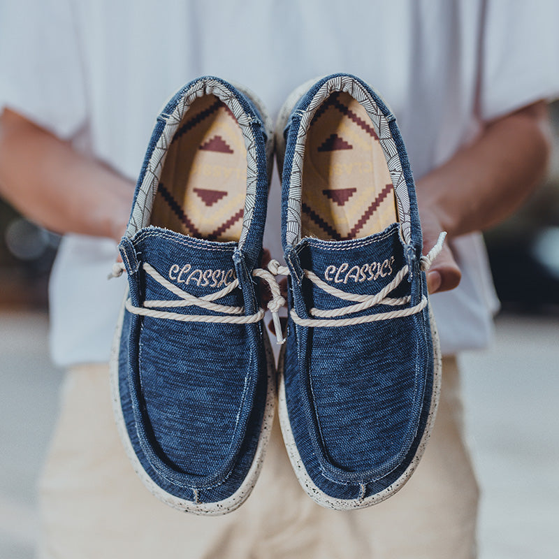 Men's Casual Canvas Shoes – DUDE Style, Slip-Resistant Sneakers for Everyday Wear | 8802