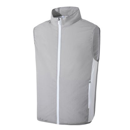 Gilet estivo senza maniche con protezione solare per esterni, gilet rinfrescante con aria condizionata | 5727 