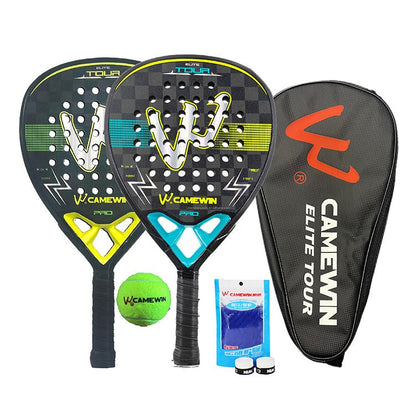 Raquettes de tennis avancées en fibre de carbone de haute qualité en forme de diamant 