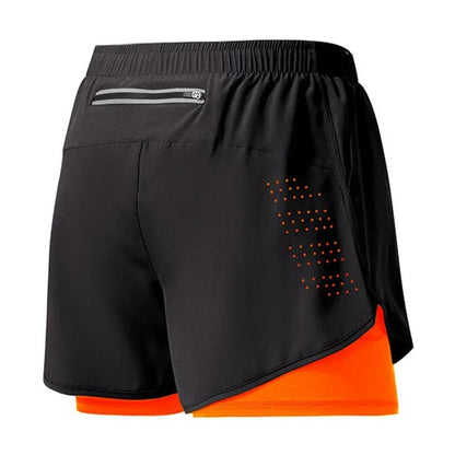Pantaloncini da corsa da uomo, ad asciugatura rapida, traspiranti, per allenamento attivo | DK22001 