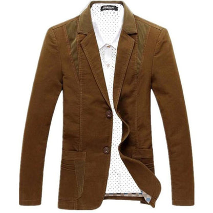 Blazer décontracté pour homme, manteau surdimensionné, mode, manches longues, coupe slim, veste de costume | 8012 