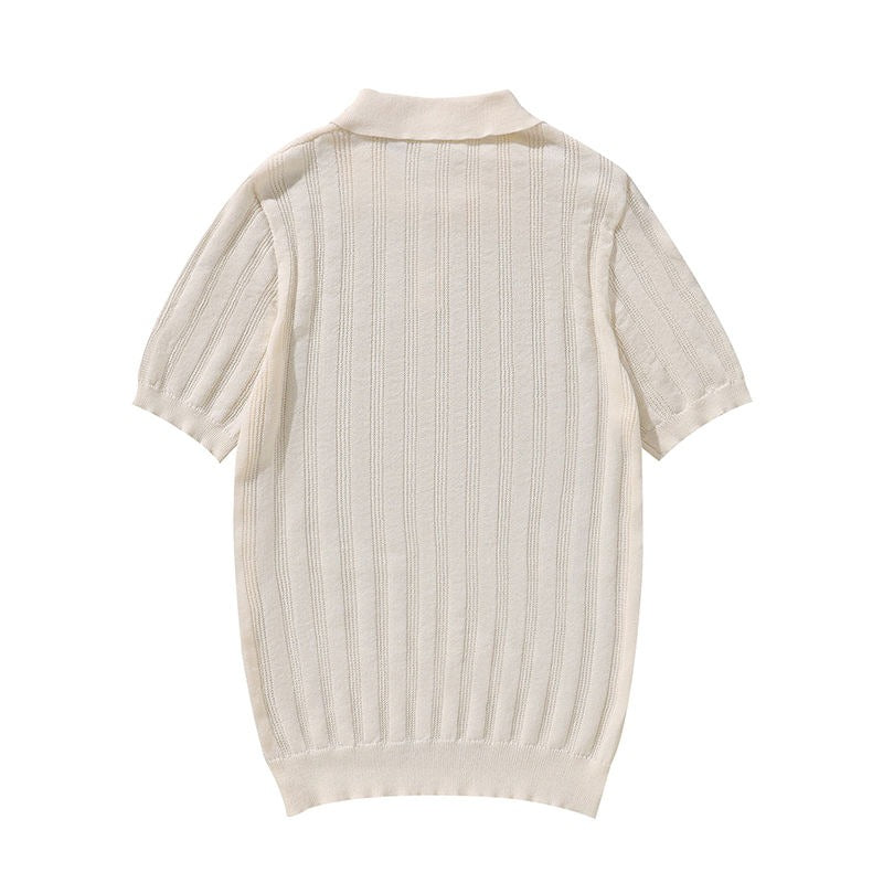 High Quality Summer Men's Knitted Short Sleeve Comfortable & Breathable Polo Shirt | POLO1