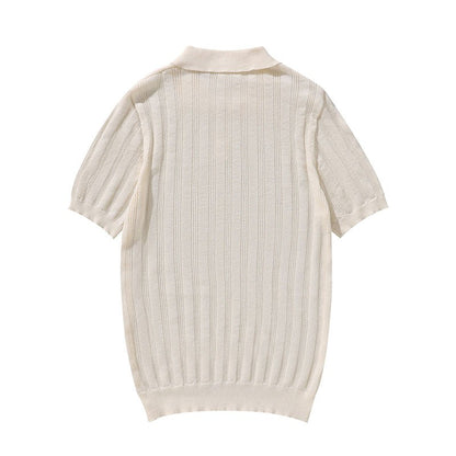 High Quality Summer Men's Knitted Short Sleeve Comfortable & Breathable Polo Shirt | POLO1