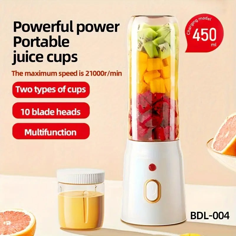 Portable Electric Juicer USB Rechargeable Multifunctional Blender Extracteur for Home | 280187