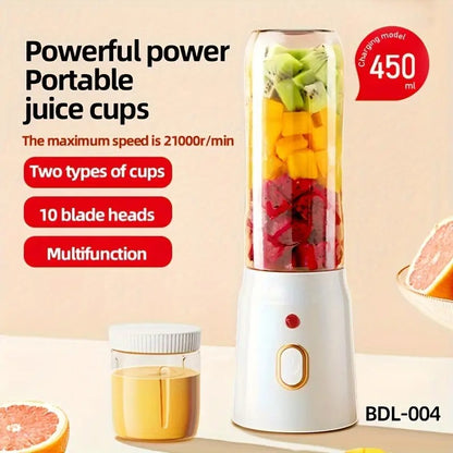 Portable Electric Juicer USB Rechargeable Multifunctional Blender Extracteur for Home | 280187