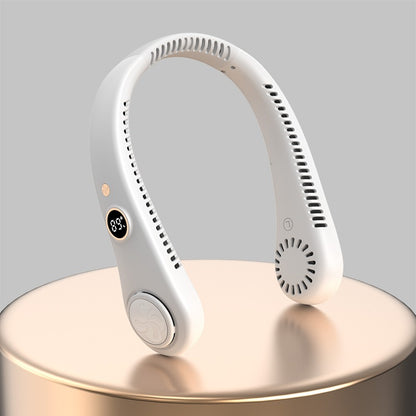 Ventilatore di raffreddamento USB ricaricabile portatile per esterni con display digitale | R8 