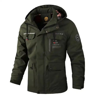 Giacca invernale con cappuccio, casual, calda, con cappuccio, spessa, antivento | 8889 