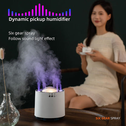 Newest Essential Oil Diffuser Humidifier Home Disco Ball Aromatherapy Diffuser with Cool Mist & LED Lights | 262