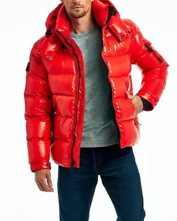Giacca invernale da uomo spessa, impermeabile, piumino, caldo, da esterno | D5R113 