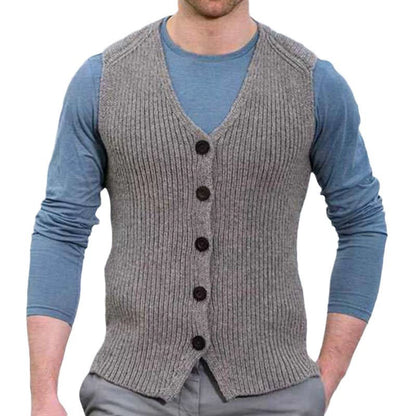 Stylish Men’s Woolen Knit Vest Slim Fit Wool Vest Perfect for Fall & Winter | SY0163