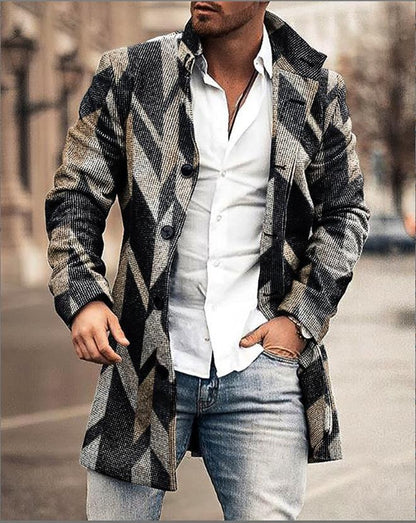 Cappotto invernale in lana da uomo di alta qualità, bellissimo nuovo design | K5 
