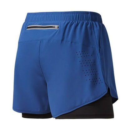 Pantaloncini da corsa da uomo, ad asciugatura rapida, traspiranti, per allenamento attivo | DK22001 