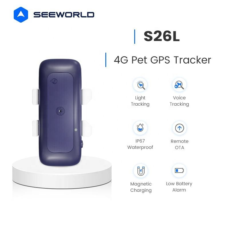 Localizzatore per animali domestici wireless di alta qualità, collare per animali domestici, localizzatore GPS Mini per animali domestici | S26L 