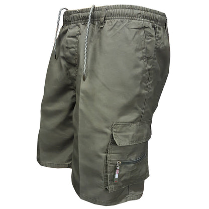 Nuovi pantaloncini cargo da combattimento con elastico in vita, pantaloni casual estivi | 316 