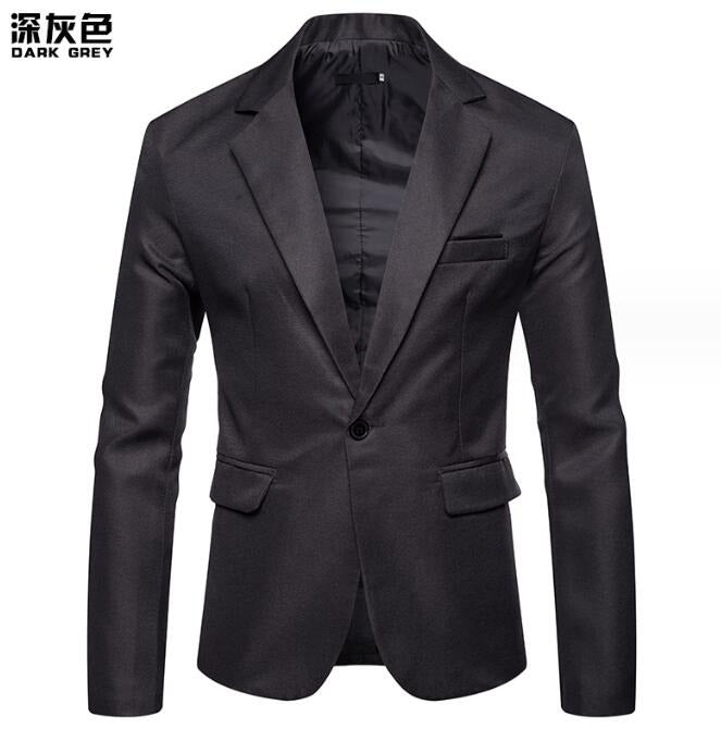 Blazer Slim Fit de haute qualité pour homme, couleur unie, style décontracté, pour soirée, mariage | X09 